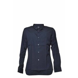 Comme Des Garçons Slim Shirt In Navy Cotton Shirt - NWT